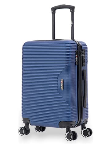 BlueStar Walizka "Wagram" w kolorze niebieskim - 37,5 x 56,5 x 23 cm