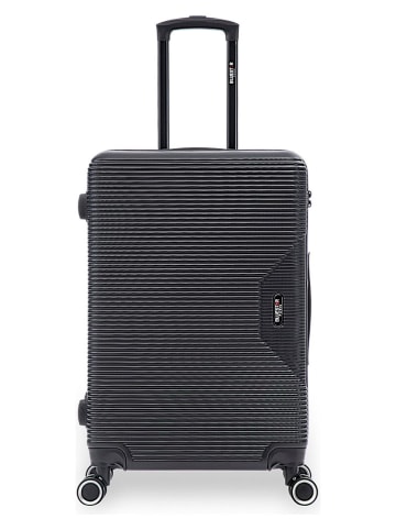 BlueStar 2tlg. Hardcase-Trolleyset "Wagram" in Schwarz