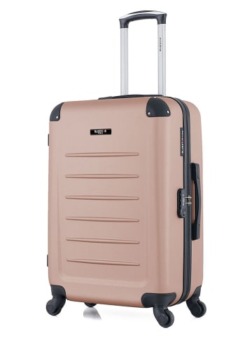 BlueStar 2-delige hardcase-trolleyset "Opera" lichtroze