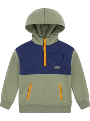 Levi's Kids Hoodie in Khaki/ Dunkelblau