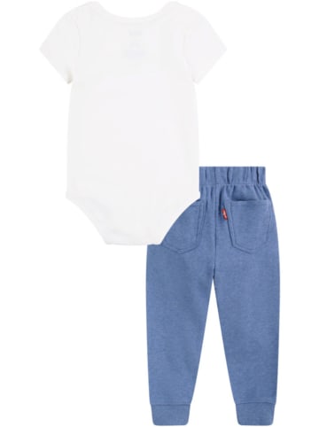 Levi's Kids 2tlg. Outfit in Weiß/ Blau