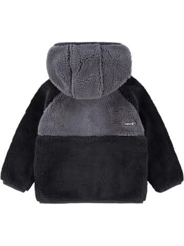 Levi's Kids Fleece vest zwart/grijs