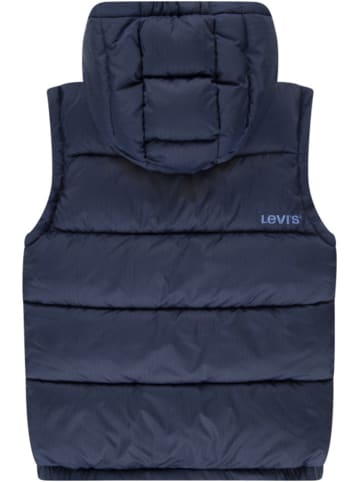 Levi's Kids Doorgestikte bodywarmer donkerblauw