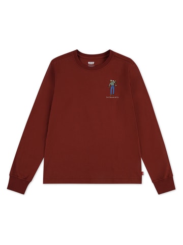 Levi's Kids Longsleeve in Rot