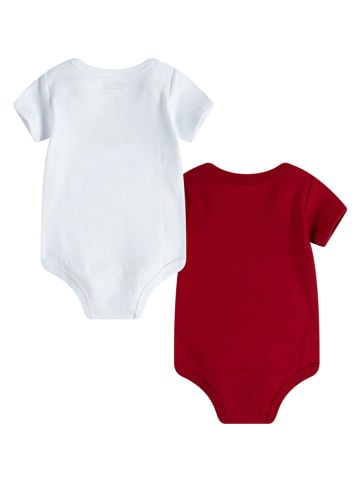 Levi's Kids 2-delige set: rompers wit/rood