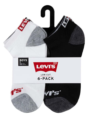 Levi's Kids Skarpety (6 par) w kolorze czarno-białym