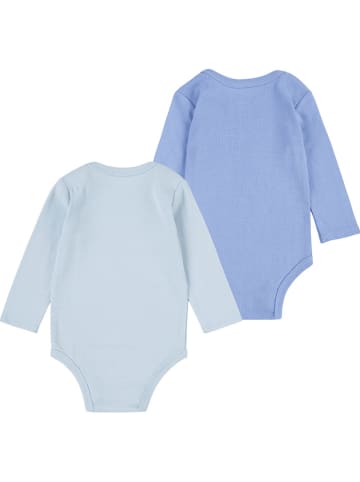 Levi's Kids 2er-Set: Bodys in Hellblau/ Blau
