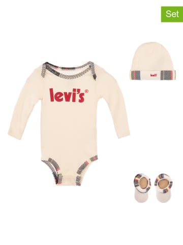 Levi's Kids 4-delige pasgeborenenset beige
