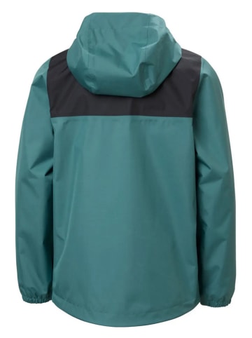 Helly Hansen Regenjacke "Vancouver" in Petrol/ Schwarz in Türkis