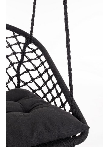 Bizzotto Hängesessel "Javier" in Schwarz - (H)130 x Ø 88 cm
