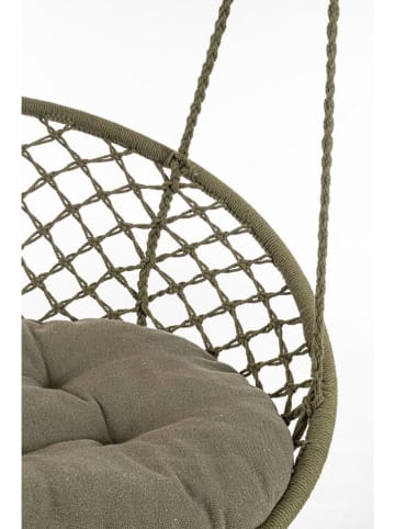 Bizzotto Hängesessel "Javier" in Khaki - (H)130 x Ø 80 cm