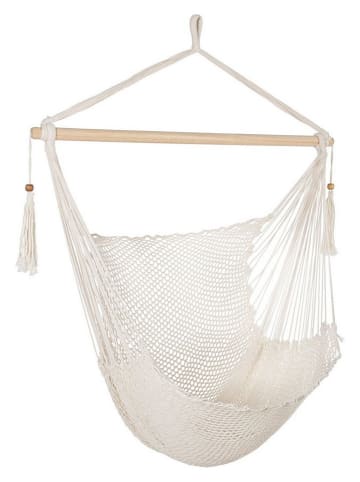 Bizzotto Hängesessel "Kauana" in Creme - (B)100 x (H)130 cm