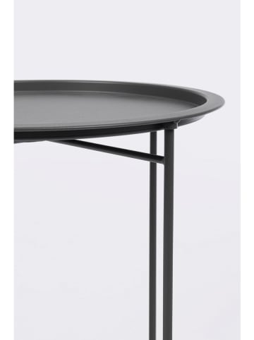 Bizzotto Bijzettafel "Austin" antraciet - (H)52 x Ø 46 cm