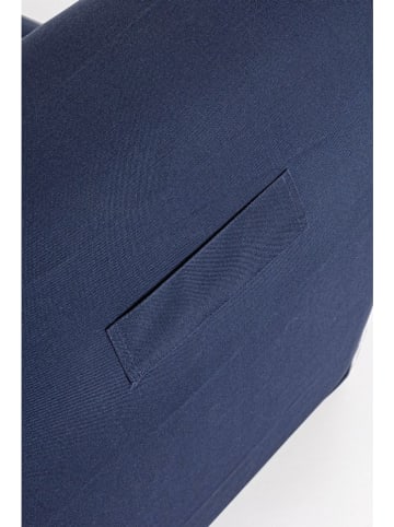 Bizzotto Fauteuil "Rihanna" donkerblauw - (B)90 x (H)70 x (D)60 cm