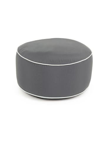 Bizzotto Pouf in Grau - (H)23 x Ø 53 cm