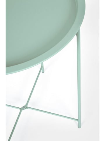 Bizzotto Stolik "Wissant" w kolorze miętowym - wys. 52 x Ø 46 cm