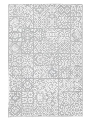 Bizzotto Outdoortapijt "Shiraz" lichtgrijs/wit - (L)210 x (B)150 cm