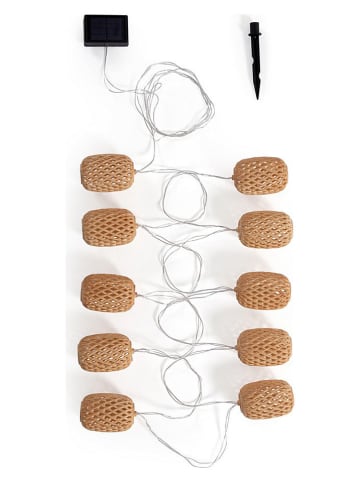 Bizzotto Solarny łańcuch świetlny "Harumy" w kolorze jasnobrązowym - dł. 420 cm