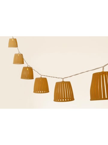Bizzotto Solarlichtketting "Harumy" lichtbruin - (L)420 cm