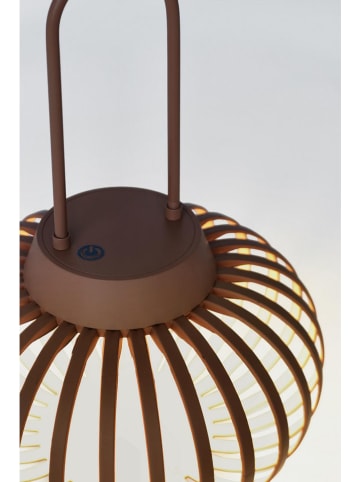 Bizzotto Decoratieve ledlamp "Saryn" bruinrood - (H)26 x Ø 20 cm