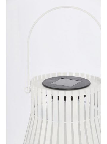 Bizzotto Solar-Leuchte "Estel" in Weiß - (H)26 x Ø 24 cm