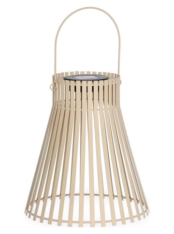 Bizzotto Solar-Leuchte "Estel" in Beige - (H)26 x Ø 24 cm