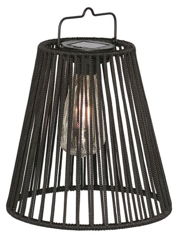 Bizzotto Solarlamp "Nikhita" zwart - (H)26,5 x Ø 21,5 cm