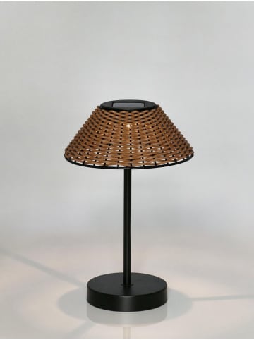 Bizzotto Solar-Tischleuchte "Kaylan" in Braun - (H)31 x Ø 20 cm