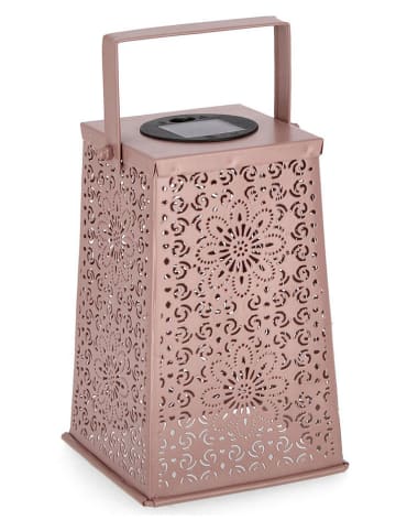 Bizzotto Solar-Leuchte "Naira" in Rosa - (B)14 x (H)20 x (T)14 cm
