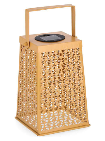 Bizzotto Solarlamp "Samir" lichtbruin - (B)14 x (H)20 x (D)14 cm