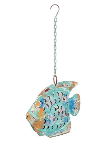 Bizzotto Dekoanhänger "Nixie" in Mint/ Orange - (H)19,5 cm