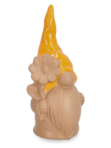 Bizzotto Tuinkabouter lichtbruin/oranje - (H)31 cm