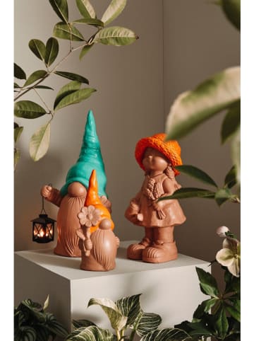 Bizzotto Gartenzwerg in Hellbraun/ Orange - (H)31 cm