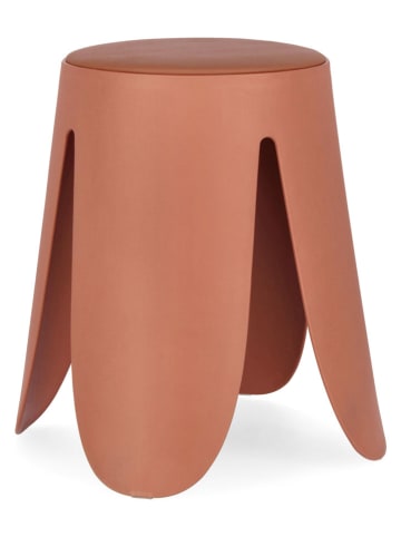 Bizzotto Hocker "Imogen" w kolorze pomarańczowym - wys. 47 x Ø 37 cm