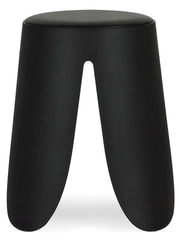 Bizzotto Hocker "Imogen" in Schwarz - (H)47 cm