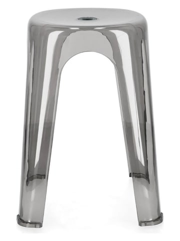 Bizzotto Hocker "Sonny" w kolorze szarym - wys. 46,5 x Ø 34,5 cm