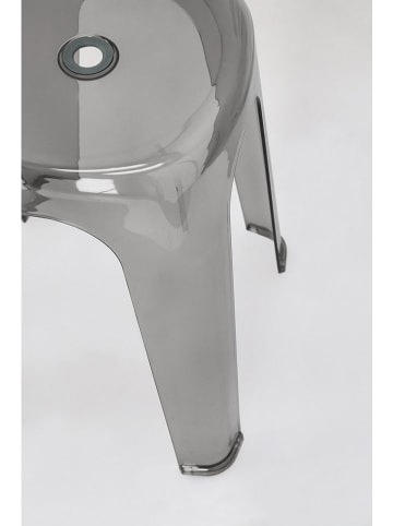 Bizzotto Hocker ''Sonny'' in Grau - (H)46,5 x Ø 34,5 cm