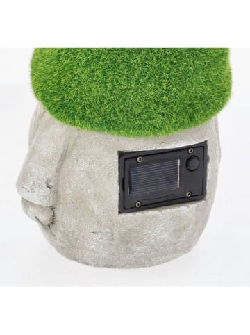 Bizzotto Krasnal ogrodowy LED w kolorze biało-zielonym - wys. 36 cm