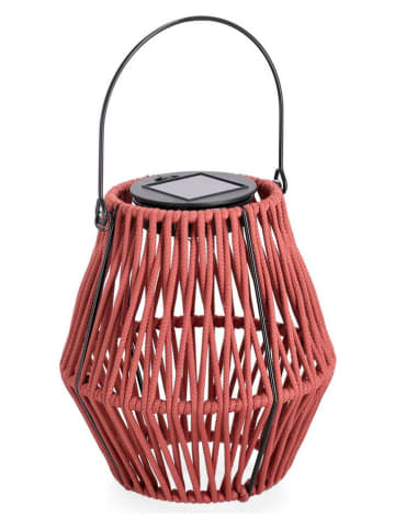 Bizzotto Lampa solarna "Juny" w kolorze czerwonym - wys. 17 x Ø 15,5 cm