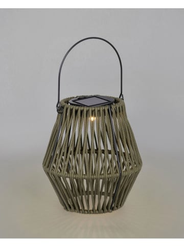 Bizzotto Lampa solarna "Juny" w kolorze zielonym - wys. 17 x Ø 15,5 cm