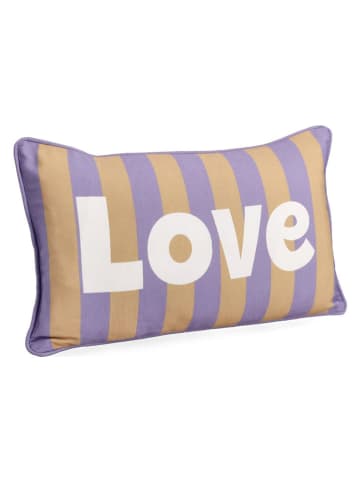 Bizzotto Kissen "Love" in Gelb/ Lila - (L)50 x (B)30 cm