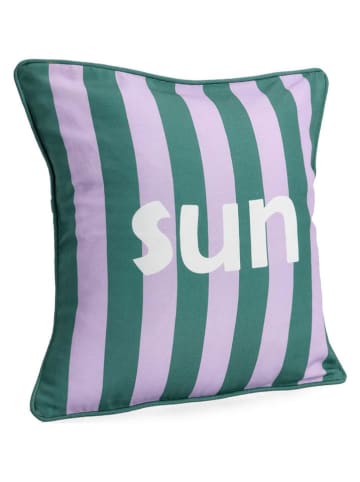 Bizzotto Kussen "Sun" paars/groen - (L)45 x (B)45 cm