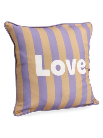 Bizzotto Kissen "Love" in Gelb/ Lila - (L)45 x (B)45 cm