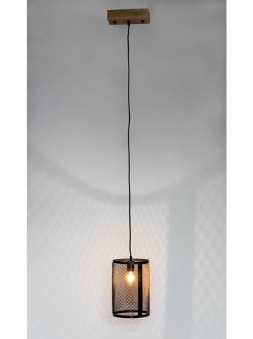 Bizzotto Lampa wisząca "Jenifa" w kolorze czarnym - wys. 170 x Ø 20 cm