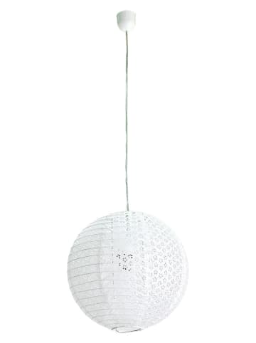 Bizzotto Hängeleuchte in Weiß - (H)120 x Ø 40 cm