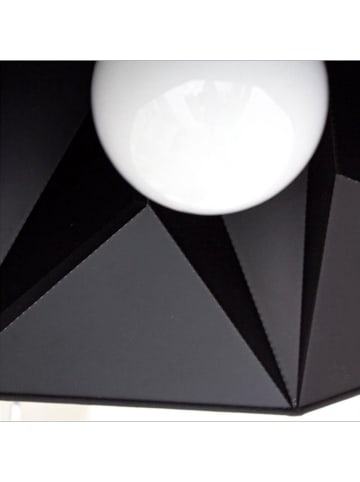 Bizzotto Lampa wisząca w kolorze czarnym - 46 x 25 x 40 cm