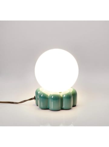 Bizzotto Tafellamp "Glym" turquoise - (H)16 x Ø 12 cm