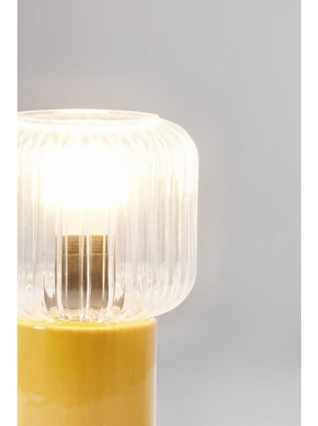 Bizzotto Lampa stołowa "Myndi" w kolorze żółtym - wys. 23 x Ø 14 cm