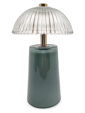Bizzotto Lampa stołowa LED "Hollywood" w kolorze zielonym - wys. 17,9 x Ø 10,7 cm