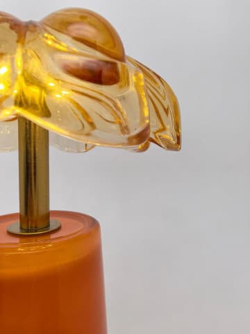 Bizzotto LED-Tischleuchte "Gatsby" in Orange - (H)18 x Ø 11 cm